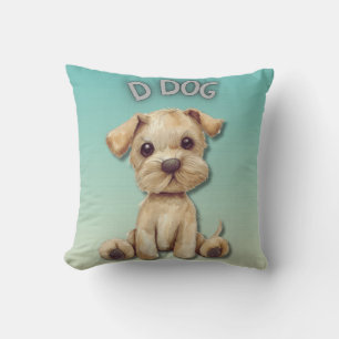Kinderzimmer-Design: Hund- und D-Hund-Akzent Kissen