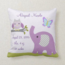 Kinderzimmer Dreamland Owl/Elephant Kissen Keepake