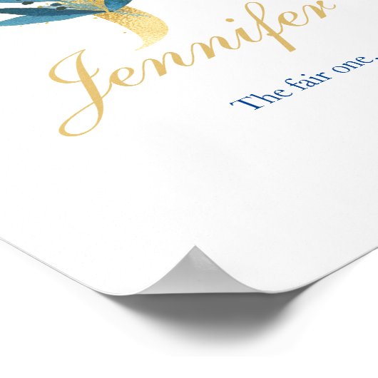 Kinderzimmer Druckname, Letter J, Girl-Malart Poster (Ecke)