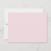 Kinderzimmer florales Wappen Einladung (Rückseite)