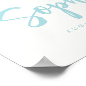 Kinderzimmer für Baby-Name-Zimmer für kundenspezif Poster (Ecke)