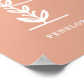 Kinderzimmer für die Schriftfarbe des Farbflors Bu Poster (Ecke)