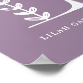 Kinderzimmer für die Schriftfarbe des Farbflors Bu Poster (Ecke)