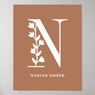 Kinderzimmer für die Schriftfarbe des Farbflors Poster