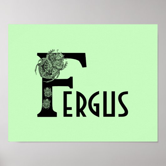 Kinderzimmer für kundenspezifische Farbkäfer-Monog Poster (Vorne)