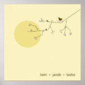 Kinderzimmer für Neugeborene Kindermädchen Kunst d Poster (Vorne)