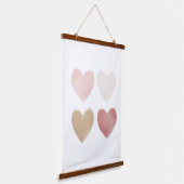 Kinderzimmer für neutrale Wasserfarben Wandteppich Mit Holzrahmen (Gewinkelt)