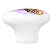 Kinderzimmer für niedliche Pferde Keramikknauf (Seitenansicht)