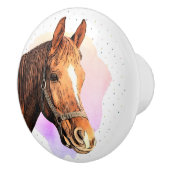 Kinderzimmer für niedliche Pferde Keramikknauf (Rechts)