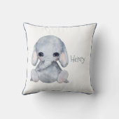 Kinderzimmer für niedliche Waldtiere Kissen (Rückseite)