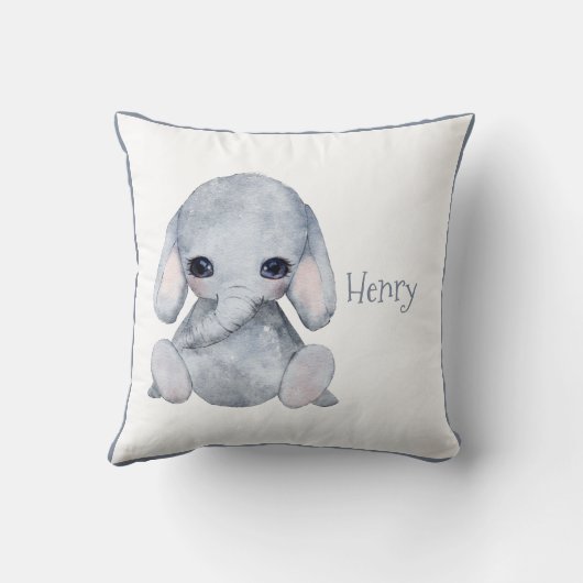 Kinderzimmer für niedliche Waldtiere Kissen (Rückseite)