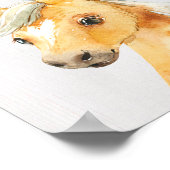 Kinderzimmer für Pferde Forelle Poster (Ecke)