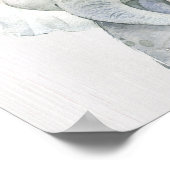 Kinderzimmer für Wasserfarben Baby Elephant Print Poster (Ecke)