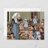 Kinderzimmer Games Vintag Illustration Postkarte (Vorne/Hinten)