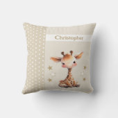 Kinderzimmer geben den Namen niedliche Giraffe bra Kissen (Rückseite)