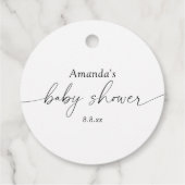 Kinderzimmer geschlechtsneutral Kinderdusche Geschenkanhänger (Rückseite)