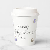 Kinderzimmer geschlechtsneutral Kinderdusche Pappbecher (Rückseite)