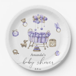 Kinderzimmer geschlechtsneutral Kinderdusche Pappteller