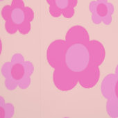 Kinderzimmer Girly Pink Blume Muster Name Tapete (Naht)