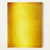 Kinderzimmer Gold Einhorn Design Glitzer Zauberkun Planer (Rückseite)