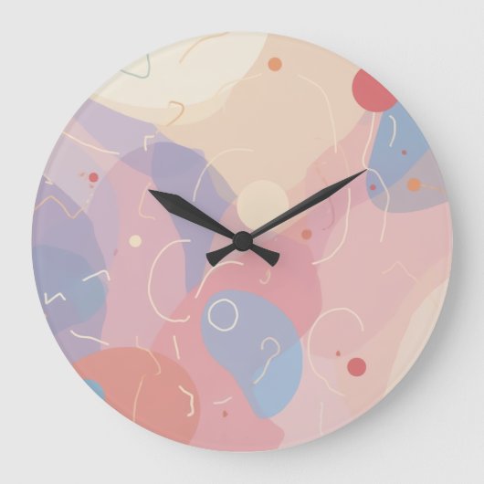 Kinderzimmer Große Wanduhr (Vorderseite)