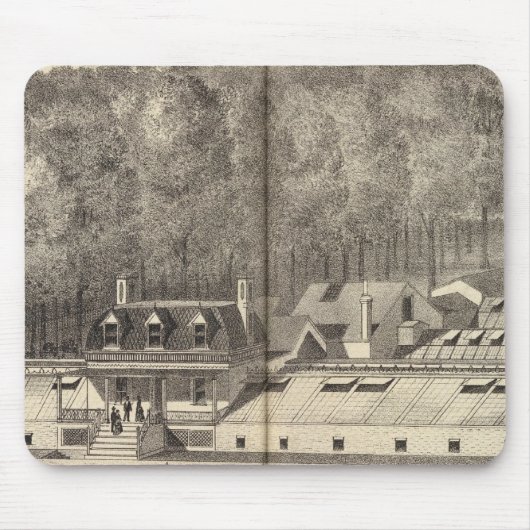 Kinderzimmer & Grünhäuser von A Hance & Son Mousepad (Vorne)