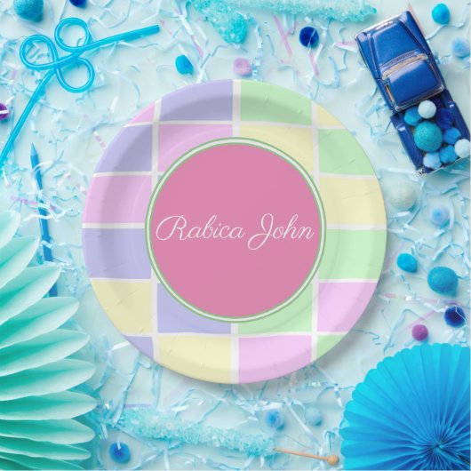 Kinderzimmer in sanften Farben Pappteller (Party)