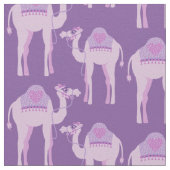 Kinderzimmer-Kamel-lila Tier Stoff (Nahaufnahme)