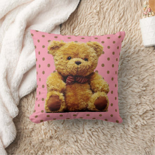 KINDERZIMMER KINDER ZIMMER TEDDDY BAR PINK PILLOWS KISSEN