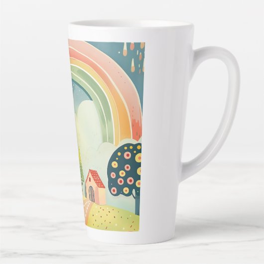 Kinderzimmer-Kunstdesign Milchtasse (Rechts)