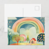 Kinderzimmer-Kunstdesign Postkarte (Vorne/Hinten)