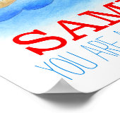 Kinderzimmer-Leuchtturm für Kleinkinder-Anführungs Poster (Ecke)