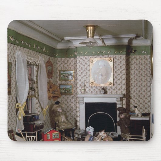 Kinderzimmer mit Spielwaren von "Fräulein Miles" Mousepad (Vorne)
