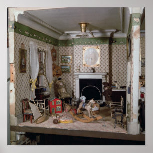 Kinderzimmer mit Spielwaren von "Fräulein Miles" Poster