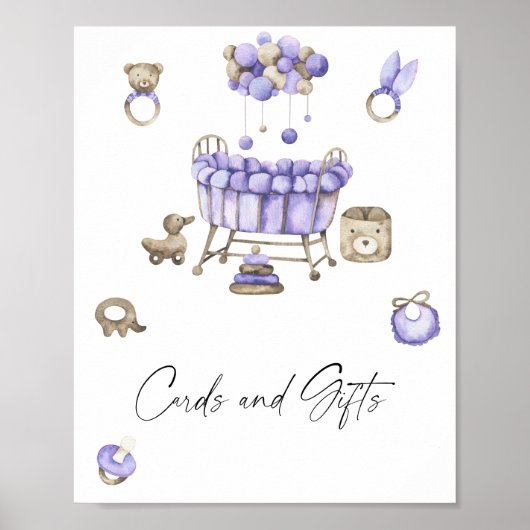 Kinderzimmer mobil - Karten und GIFTS-Poster Poster (Vorne)