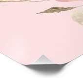 Kinderzimmer-Monogramm-Plakat Poster (Ecke)