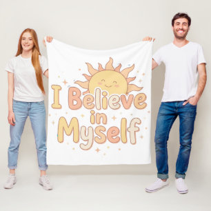 Kinderzimmer-Motivationszitat für kleine Träumer Fleecedecke