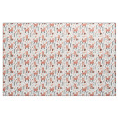 Kinderzimmer Niedlich Fox Forest Wald Muster Stoff (Fat Quarter (45,7 x 55,9 cm))