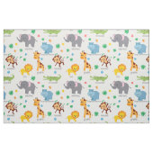 Kinderzimmer "niedlich Safari Animals" Stoff (Fat Quarter (45,7 x 55,9 cm))