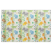 Kinderzimmer "niedlich Safari Animals" Stoff (Fat Quarter (45,7 x 55,9 cm))