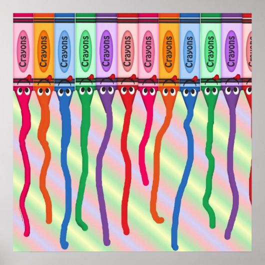 Kinderzimmer oder Artroom Mural Poster (Vorne)