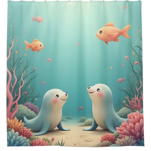 Kinderzimmer oder Kinder Duschvorhang im Badezimme (Vorderseite)