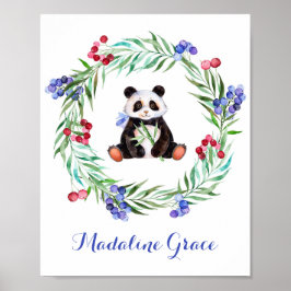Kinderzimmer Panda Poster
