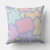 Kinderzimmer Pastell Abstrakte Formen Kinderzimmer Kissen (Rückseite)