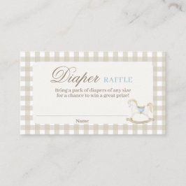 Kinderzimmer Pferd Windelruffekarte Begleitkarte