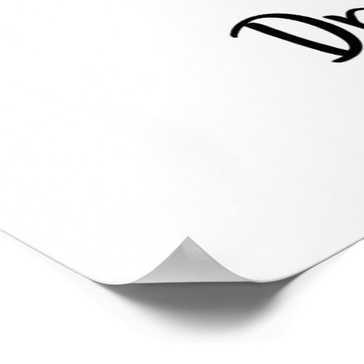 Kinderzimmer Positive Affirmative Dream Big Elepha Poster (Ecke)