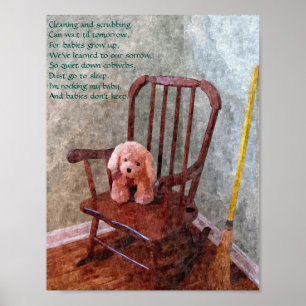 Kinderzimmer Poster "Babys behalte nicht"