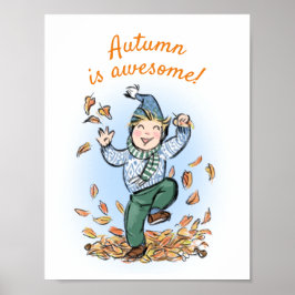 Kinderzimmer Poster: Der Herbst ist phantastisch! Poster