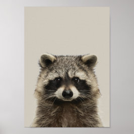 Kinderzimmer-Poster für Kleinkinder - Racoon Poster