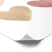 Kinderzimmer-Poster für neutrale Wasserfarben Poster (Ecke)